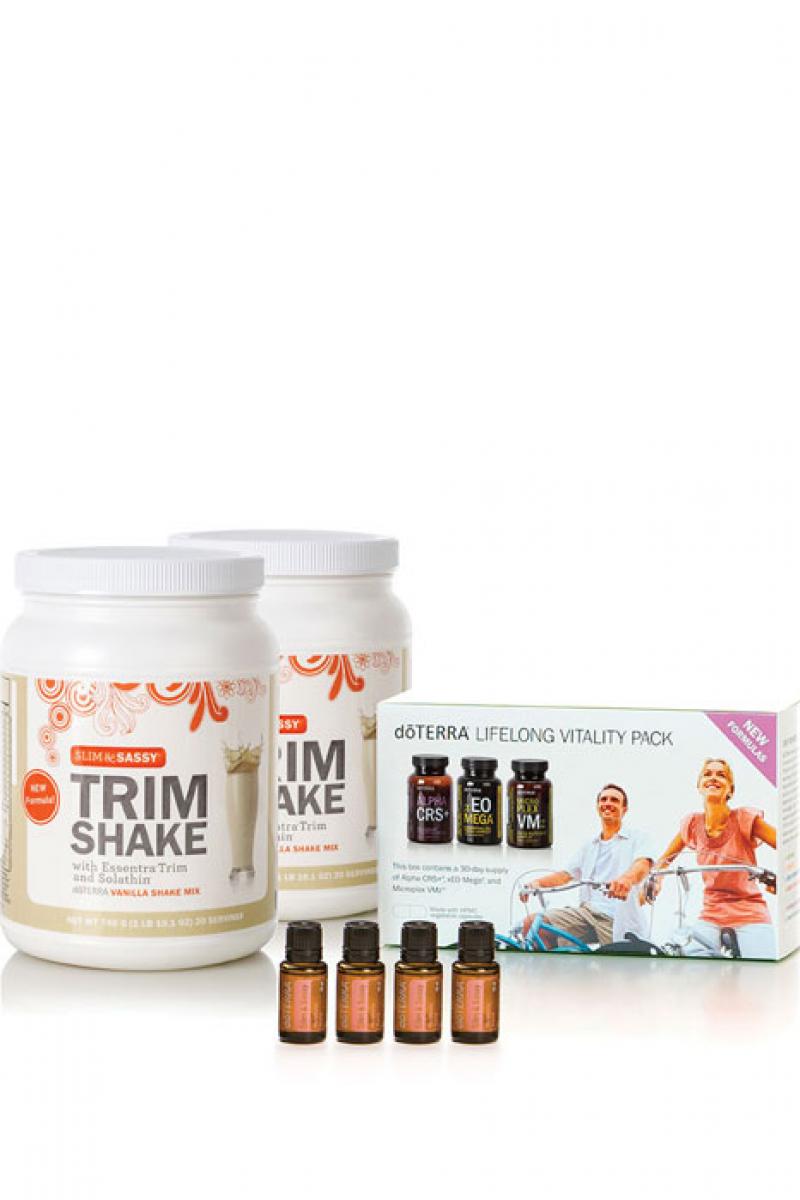 Slim & Sassy New You Kit (4 Slim & Sassy, 2 Vanilla Trim Shake, 1 Llv